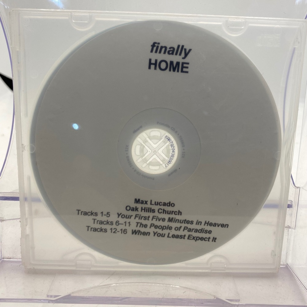 Max Lucado Finally Home Oak Hills Church Audio CD Sermon 16 Tracks Heaven Series